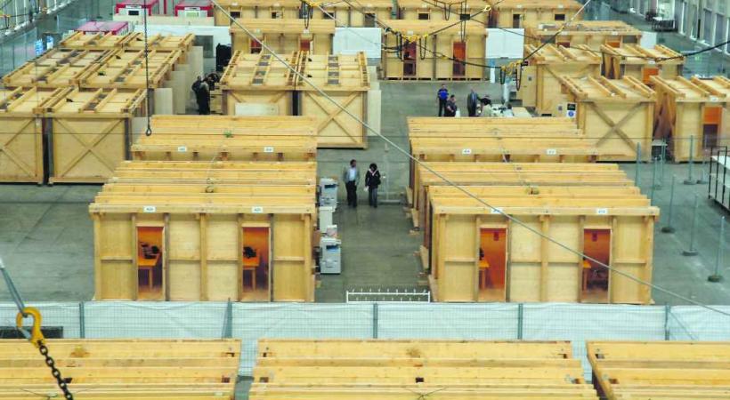 Le centre de rétention de l'Euro 2008 avait été installé à Palexpo. 