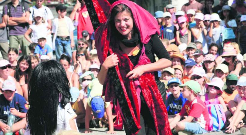 Les arts de la rue, encore peu connus à Genève. 