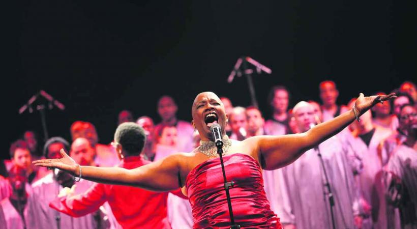Dominique Magloire, une chanteuse aux talents multiples. 