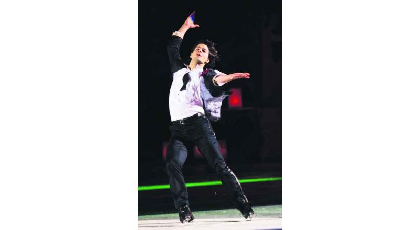 Stéphane Lambiel, une des grandes stars du spectacle.