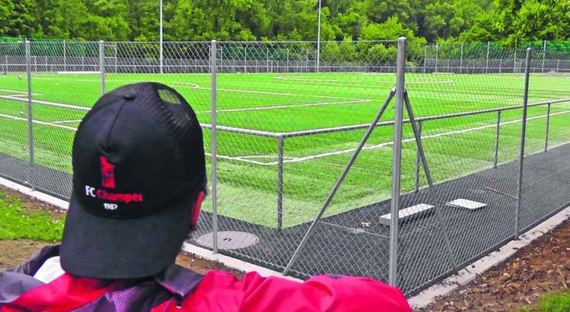 Les nouvelles pelouses de Vessy seront entièrement clôturées pour éviter les déprédations. 