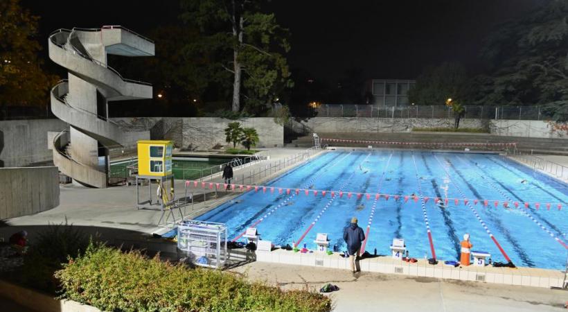 Le bassin extérieur de la piscine de Marignac est actuellement fermé au public. ALAIN GROSCLAUDE