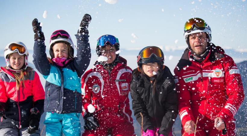 Encadrés par les moniteurs de l’ESS Genève, les enfants vont s’éclater aux Diablerets. JOHANN SAUTY/ESS GENèVE