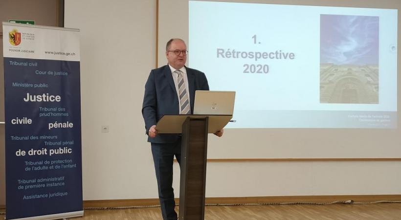 Le procureur général Olivier Jornot. MARIE PRIEUR