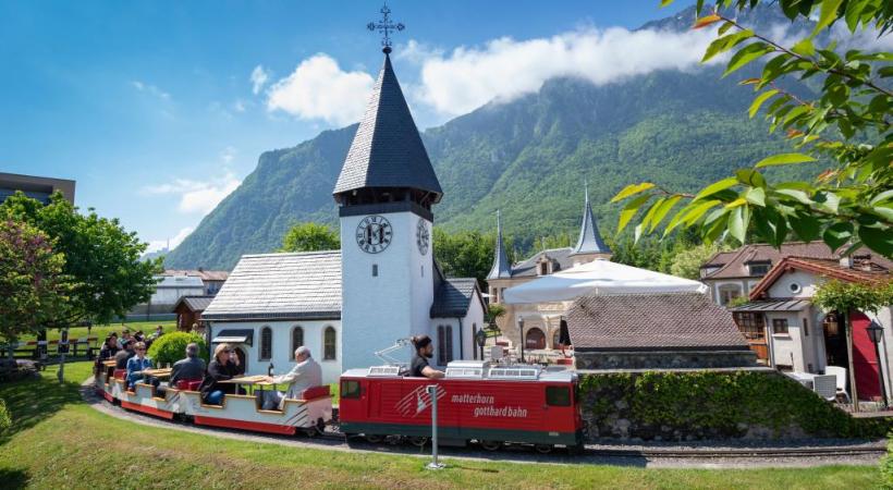 Un beau parcours en miniature, en train ou à pied. DR