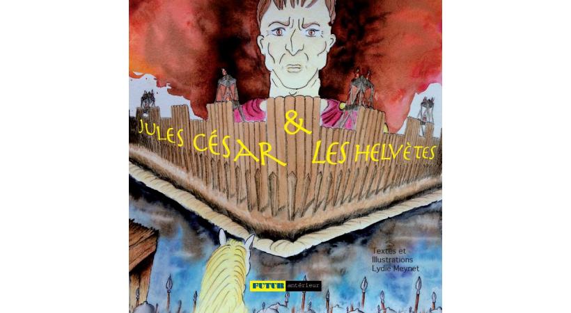 Le célèbre général romain Jules César apparaît en couverture du premier tome. DR