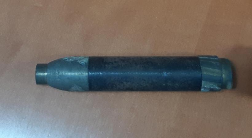 La grenade déposée