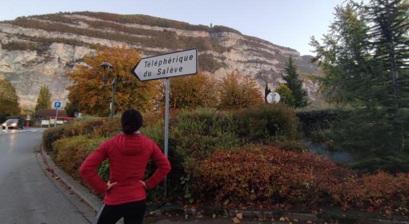 Difficile de deviner devant ce panneau que le téléphérique du Salève est fermé jusqu’en 2023. TR 