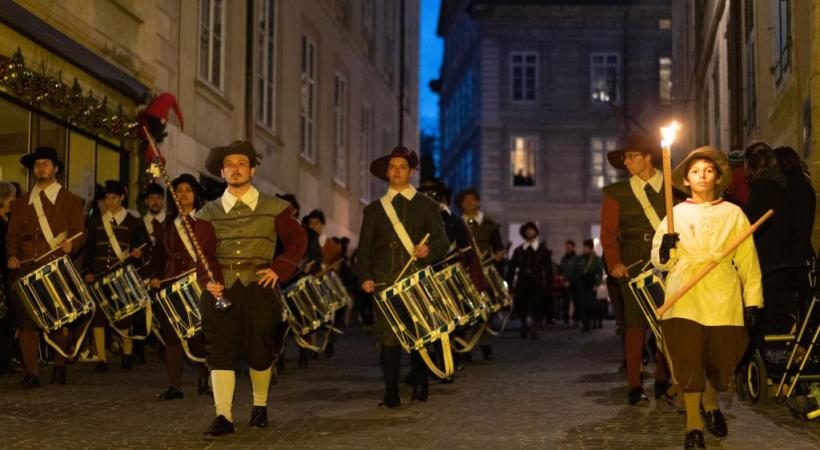 Fifres et tambours résonneront sur les pavés le dimanche 12 décembre. COMPGANIE 1602