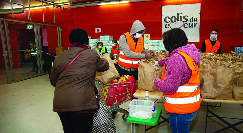 Les bénéficiaires des Colis du cœur sont encore nombreux. S. CHOLLET