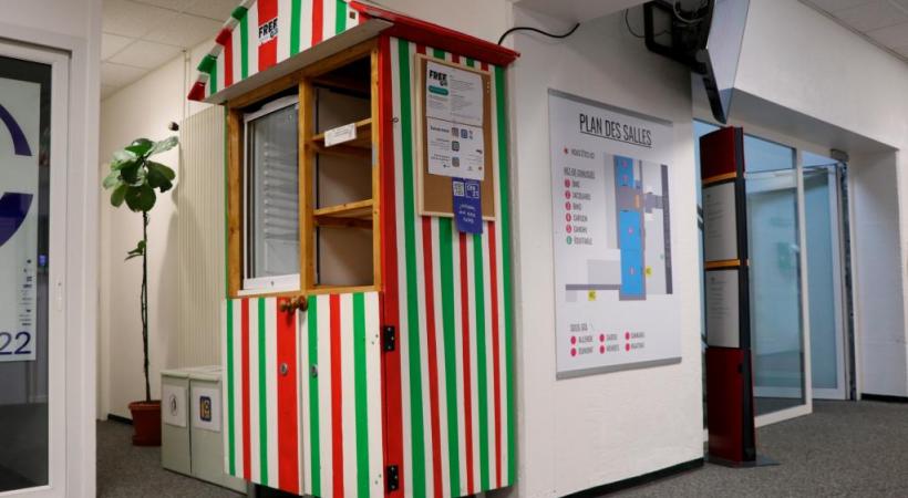 Un deuxième Free-Go a pris place à l’intérieur de la Maison internationale des associations à Plainpalais. MK