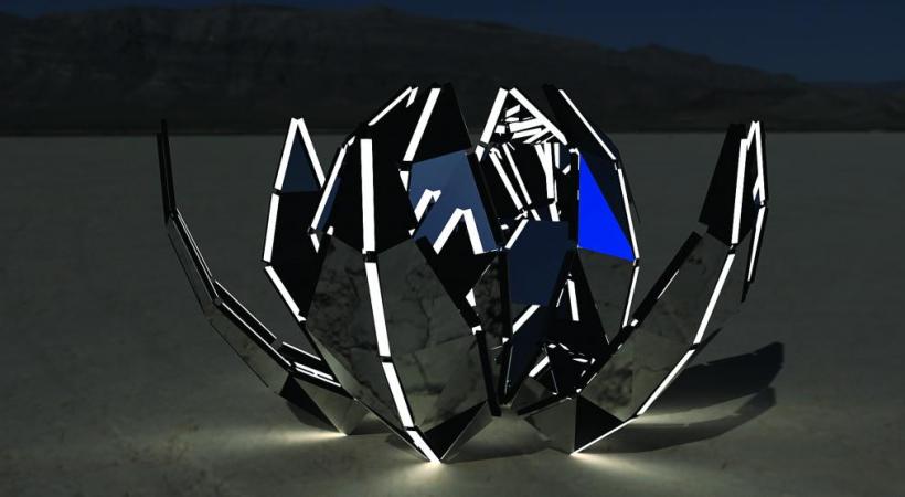 Onze nouvelles œuvres sont à découvrir, dont le Lotus du collectif Spot, au Jardin anglais.