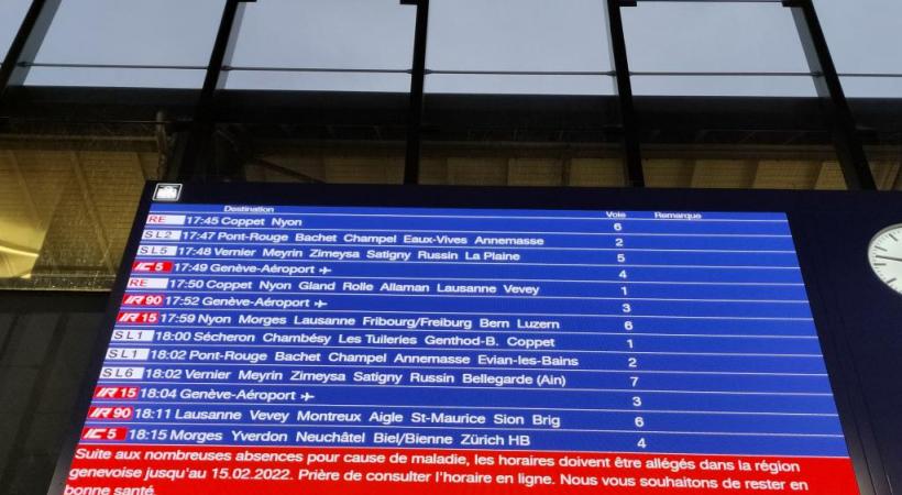 Le message est diffusé par les CFF dans les différentes gares  du canton, dont Cornavin. MP