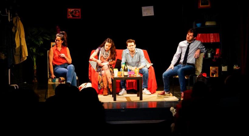 Une comédie hilarante à savourer jusqu’au 18 février. DR