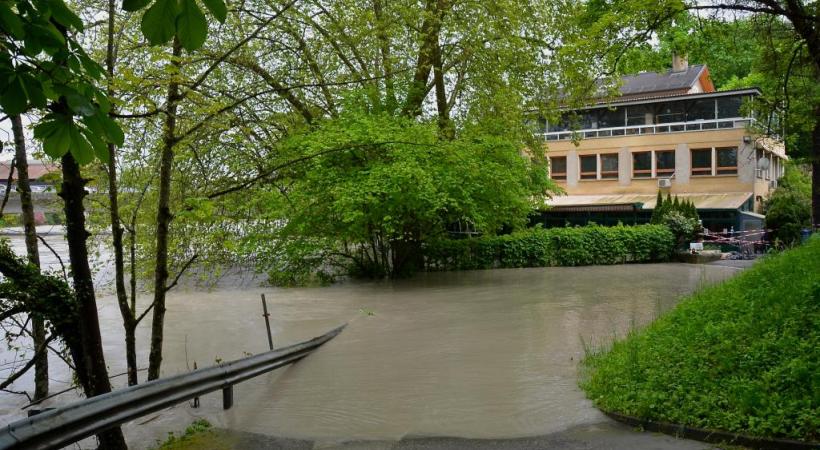 Les inondations font partie des risques majeurs en Suisse. STéPHANE CHOLLET