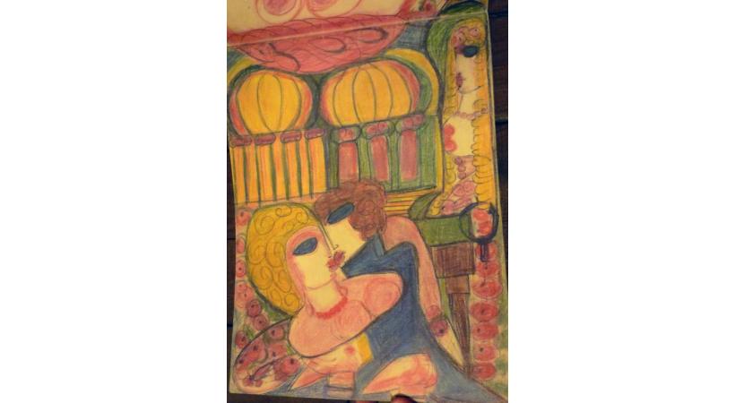 Le concert mêle voix et couleurs sonores sur les dessins de l’artiste. DR 