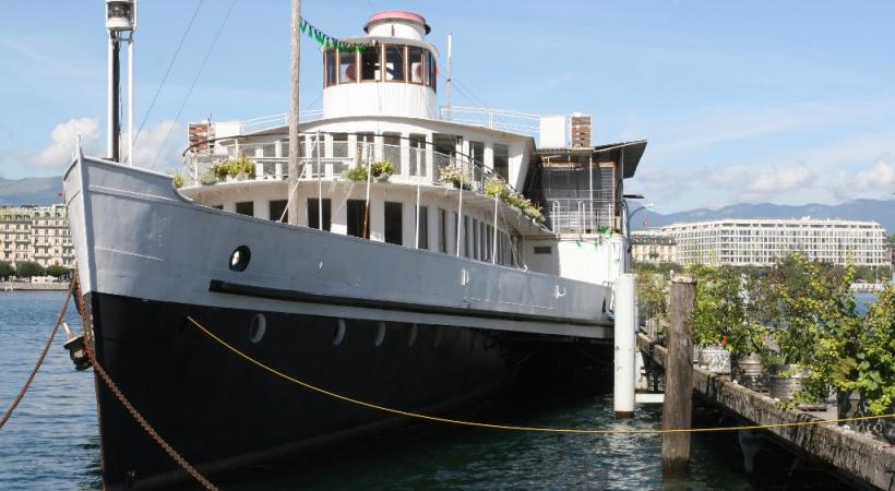 Une cabine Sissi sur le bateau Genève est en pleine construction. DR 