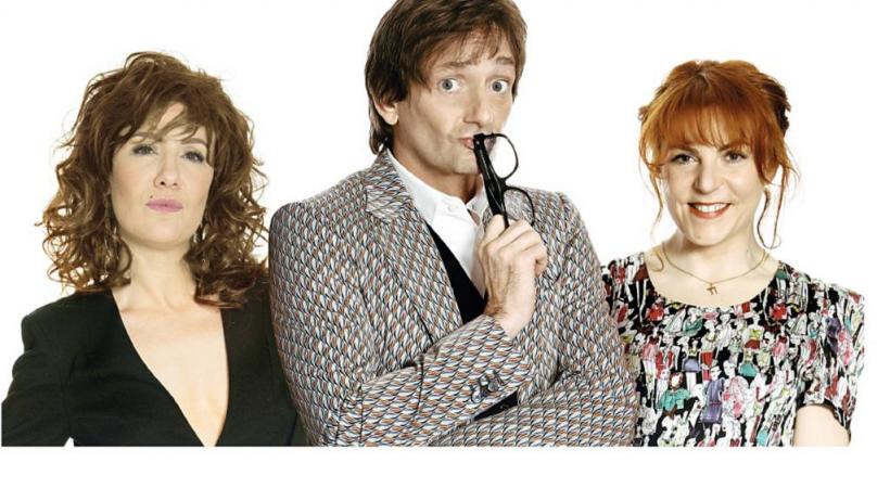 Pierre Palmade entouré de Noémie de Lattre et Anne-Elisabeth Blateau . DR 