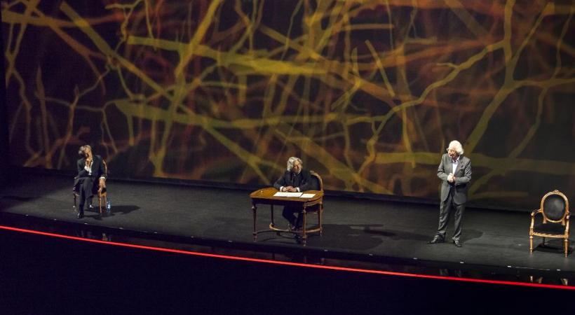 Bernard-Henri Lévy, Alain Carré et Marc Bonnant. DR 