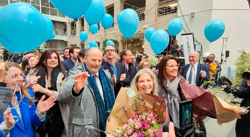 Les candidates PLR, Nathalie Fontanet et Anne Hiltpold, décrochent la 1re et la 4e places. MP