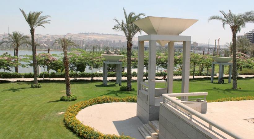 Vue extérieure du Musée national de la civilisation égyptienne, situé à 6 km de la place Tahrir. DW