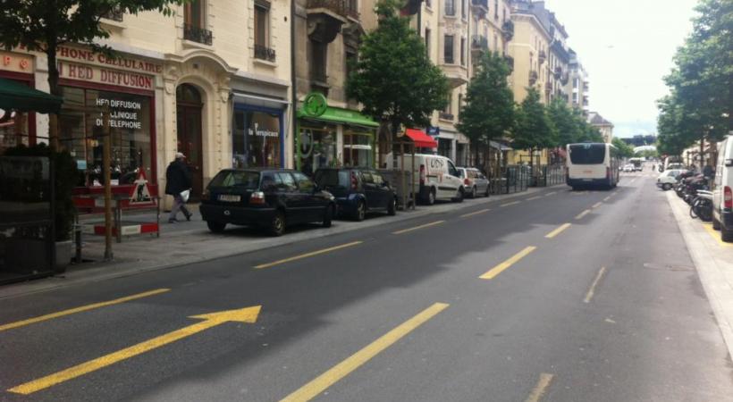 Stationnement à la rue de l’Ecole-de-Médecine: une situation très confuse. DR 