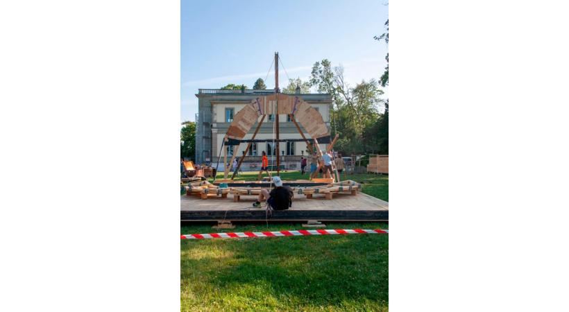 Les travaux de préparation pour la BIG ont déjà bien avancé à la Perle du Lac. DR