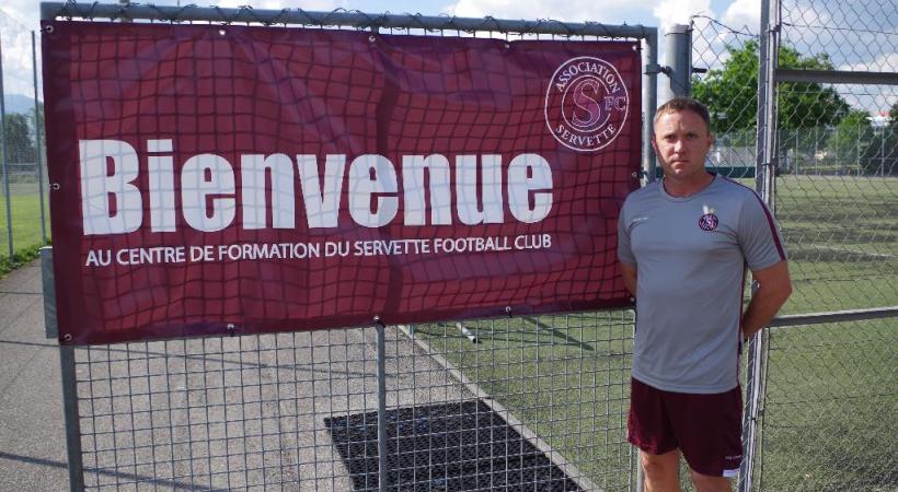 L’Anglais Kevin Cooper au Centre de formation du SFC à Balexert.GIM 