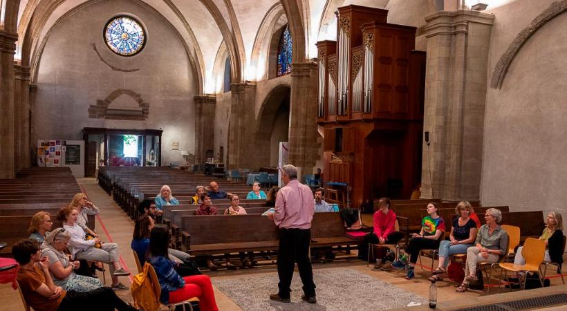 Une conférence intitulée «Un rire spirituel?» au temple de la Madeleine. STéPHANE CHOLLET