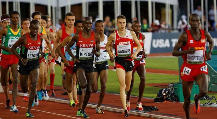 Le Genevois Julien Wanders visera l’or sur 5000 mètres. DR 