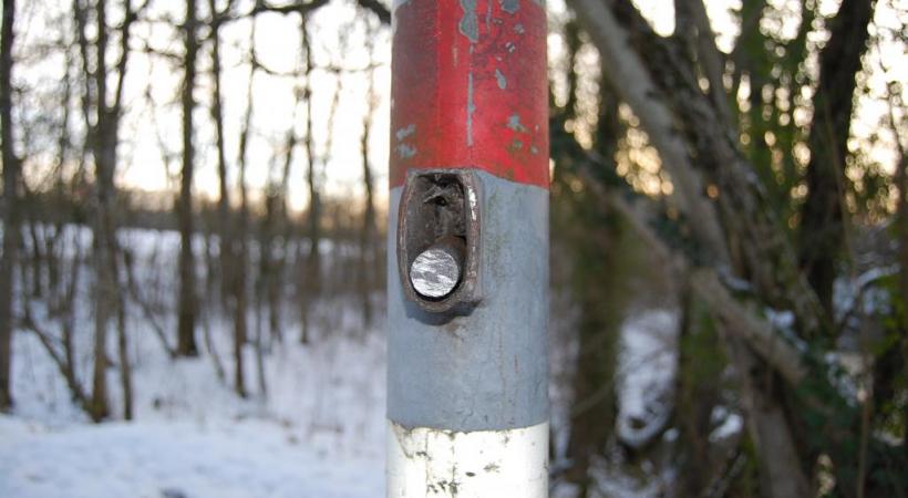 Les dégâts sur les barrières douanières se montent à près de 12’000 francs. DR 