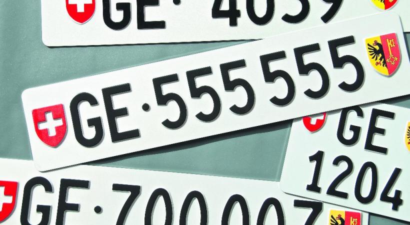 Des plaques qui attisent la convoitise des chasseurs de numéros rares. DR 