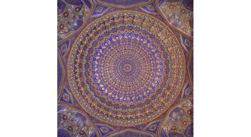 Christianisme et judaïsme ont influencé certaines représentations de l’art islamique. DR Des détails qui témoignent d’un art raffiné. DR La Médersa de Bukhara. DR Le dome de Samarcande. DR 