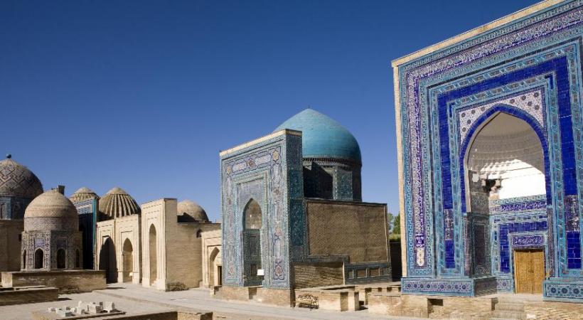 Christianisme et judaïsme ont influencé certaines représentations de l’art islamique. DR Des détails qui témoignent d’un art raffiné. DR La Médersa de Bukhara. DR Le dome de Samarcande. DR 