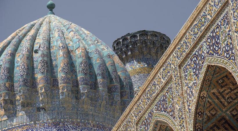 Christianisme et judaïsme ont influencé certaines représentations de l’art islamique. DR Des détails qui témoignent d’un art raffiné. DR La Médersa de Bukhara. DR Le dome de Samarcande. DR 