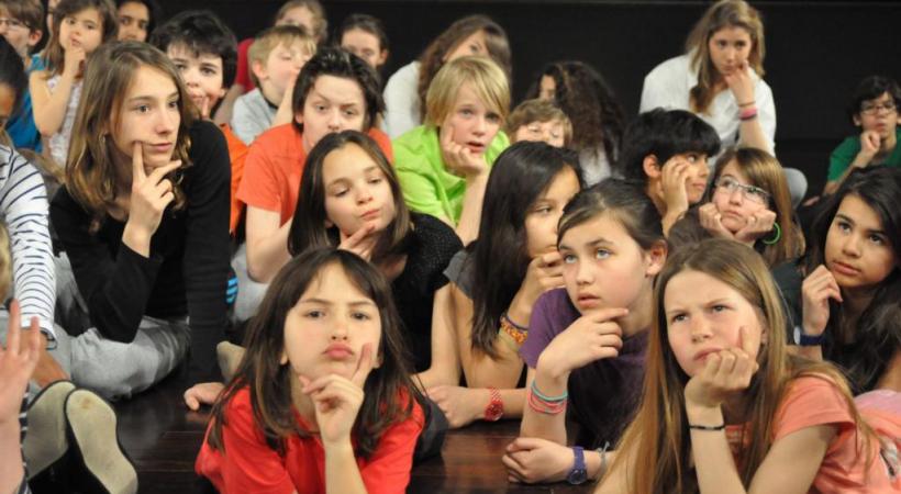 Dans «Et toc!», une soixantaine d’enfants jouent avec les méandres de leur imagination. DR 