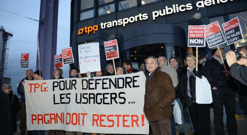 Après plus de deux ans d’exil, le magistrat Rémy Pagani est de retour aux TPG. DEMIR SÖNMEZ 