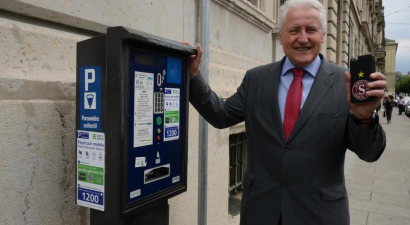 Luc Barthassat, ministre des Transports, rappelle que près de 60% du stationnement  au centre-ville n’est pas payé. DEMIR SONMEZ/DR 