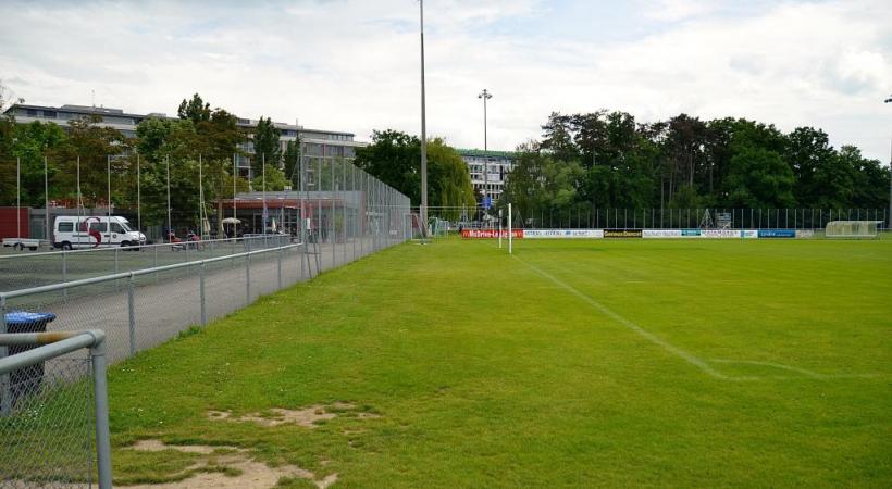 Les pelouses du stade de Balexert sont dans un piteux état. STéPHANE CHOLLET 
