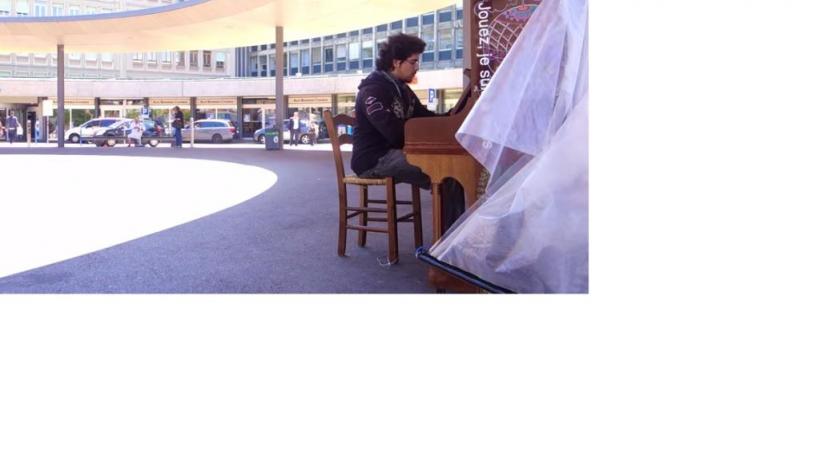 André Keiser a joué du piano de part et d’autre de la frontière. DR 