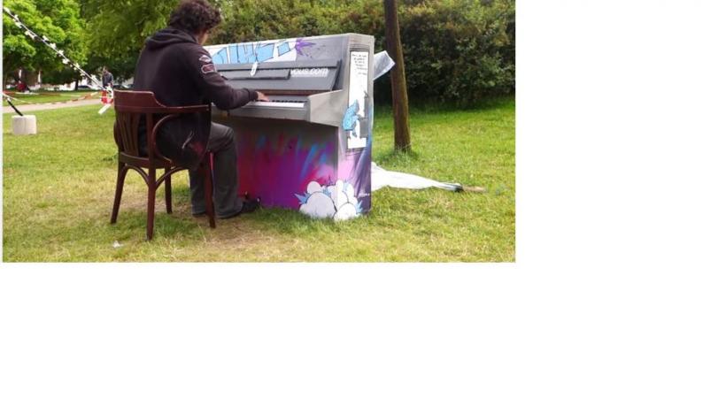 André Keiser a joué du piano de part et d’autre de la frontière. DR 