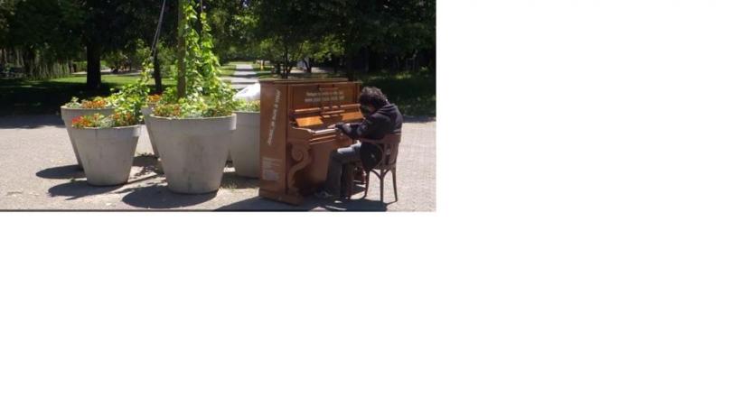 André Keiser a joué du piano de part et d’autre de la frontière. DR 