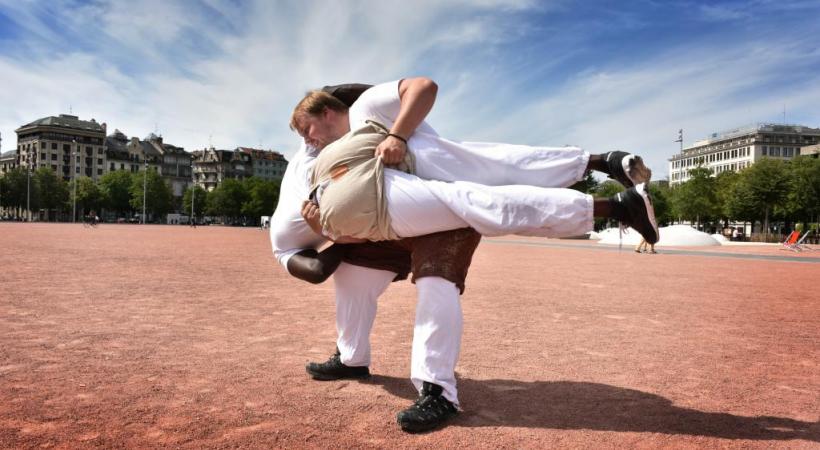 Le sport national s’invite sur la plaine de Plainpalais. PASCAL BITZ 