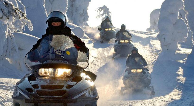 Les fameux igloos de verre de Kakslauttanen. KAKSLAUTTANEN ARCTIC RESORT Une expérience unique: l’observation des aurores boréales. DR Les huskies, incontournables compagnons d’aventure. DR Légende Les rennes sont parfaitement adaptés à la froidure hivernale. 