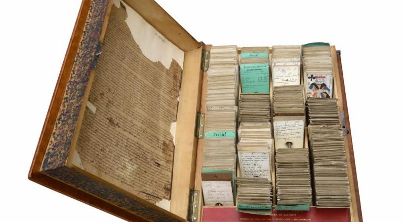 Catalogue capsenthétique de la Bibliothèque Sainte-Geneviève, 1851, Ms. 4274. DR 