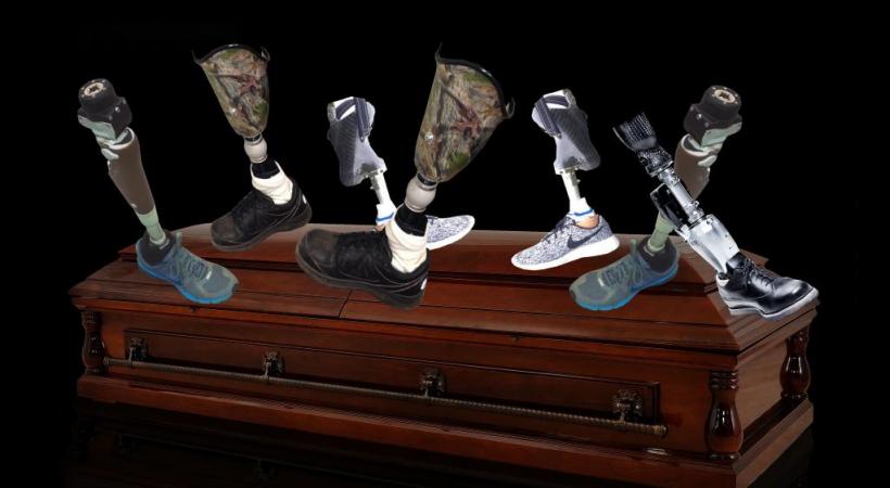 Les métaux qui résistent à la crémation partent en filière de recyclage. PHOTOMONTAGE PASCAL BITZ 