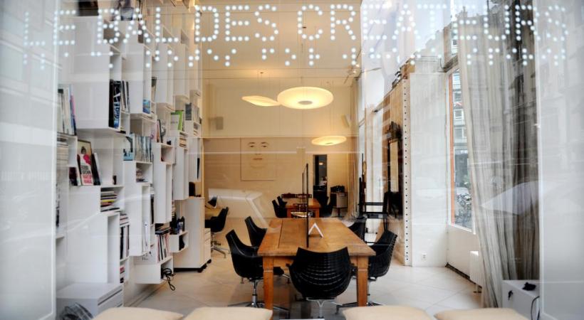 Vitrine du commerce Le Bal des Créateurs. 