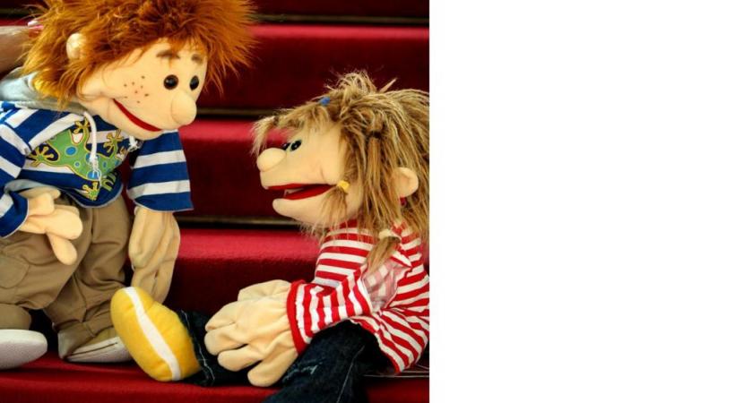 Théo et Popette en grande discussion. DR 