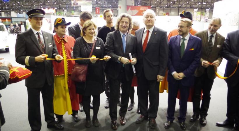 Lors de l’inauguration, le 13 novembre, avec notamment la maire de Genève Esther Alder, le président de Palexpo Robert Hensler et le conseiller d’Etat Luc Barthassat. GIM 