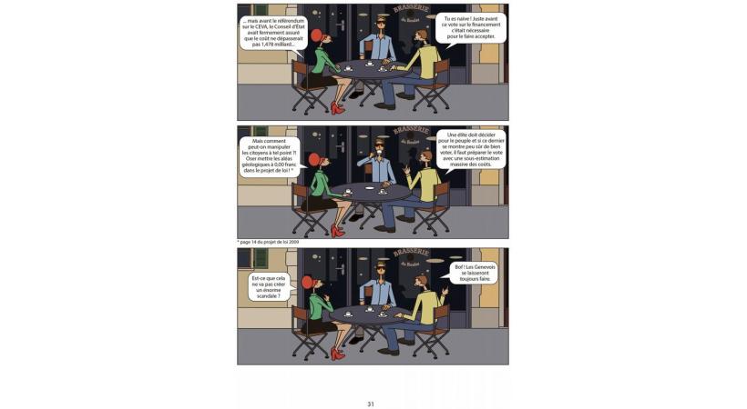 Tirée à 3000 exemplaires, la BD «Super CEVA dans la ville» va faire du bruit. SIMON TSCHOPP 